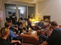 Küchentisch bei Ivo Hasler mit J. Badran